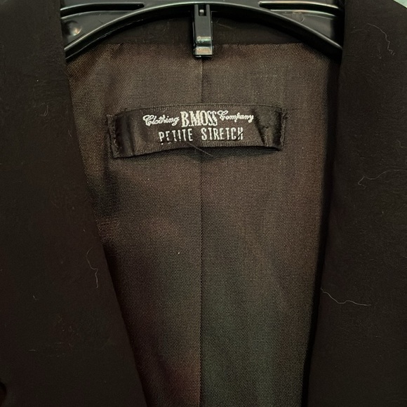 B Moss Black Suit Vintage Sz 2 - Picture 3 of 5